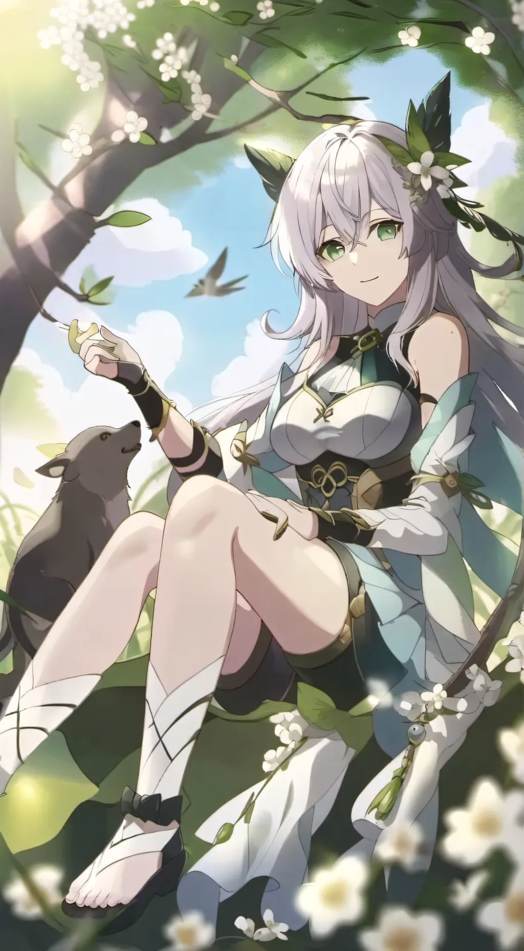 ai character: Lily background