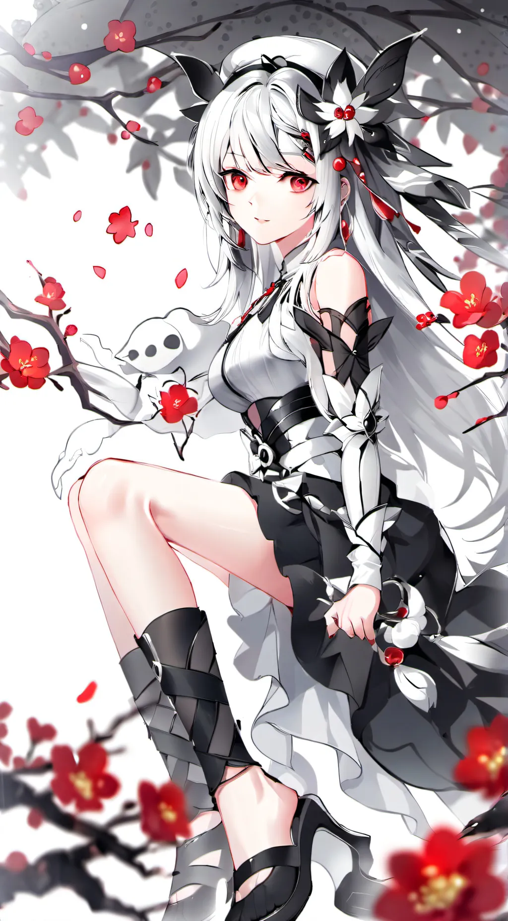 ai character: Девушка background