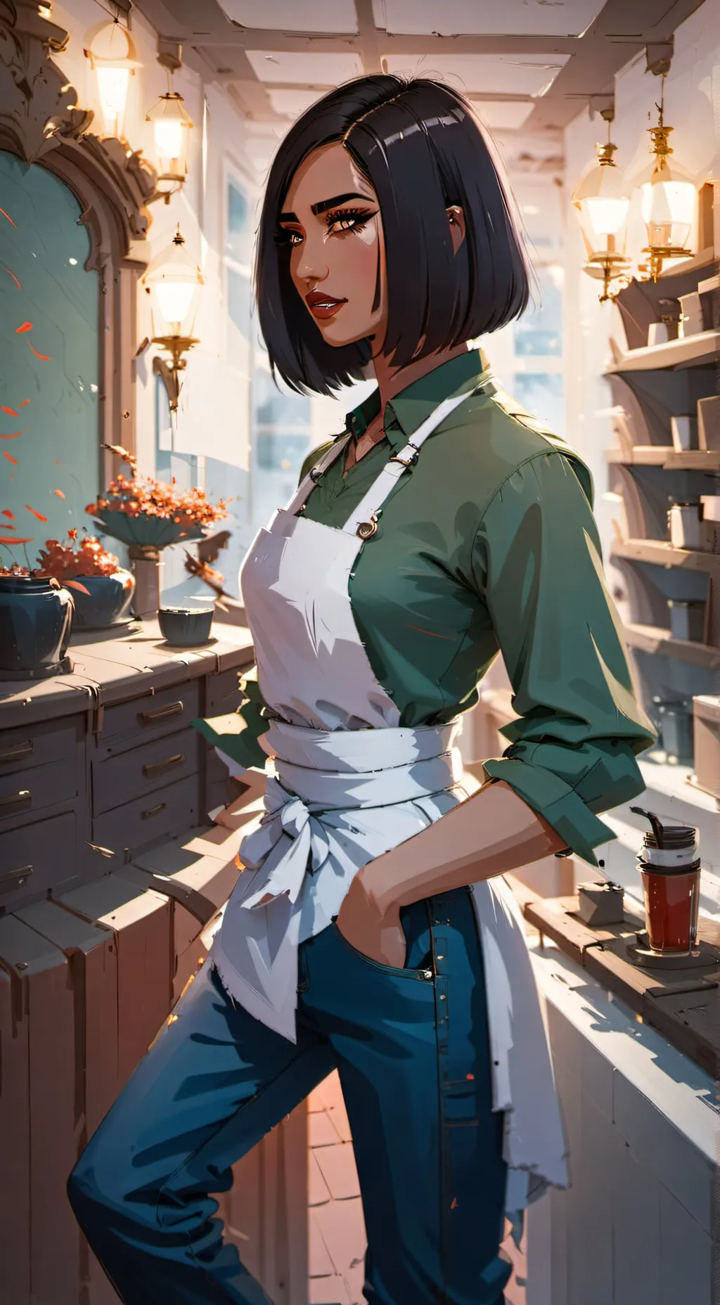 ai character: Laura Connelle background