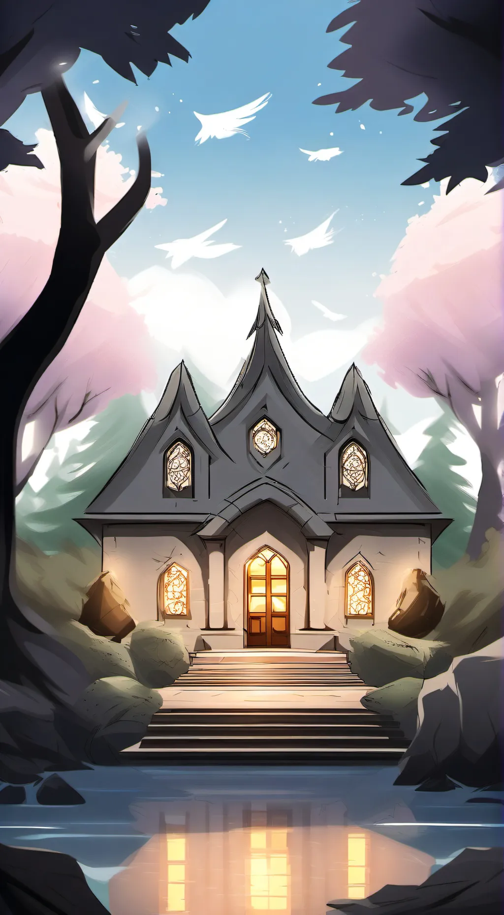 ai character: Hog warts background