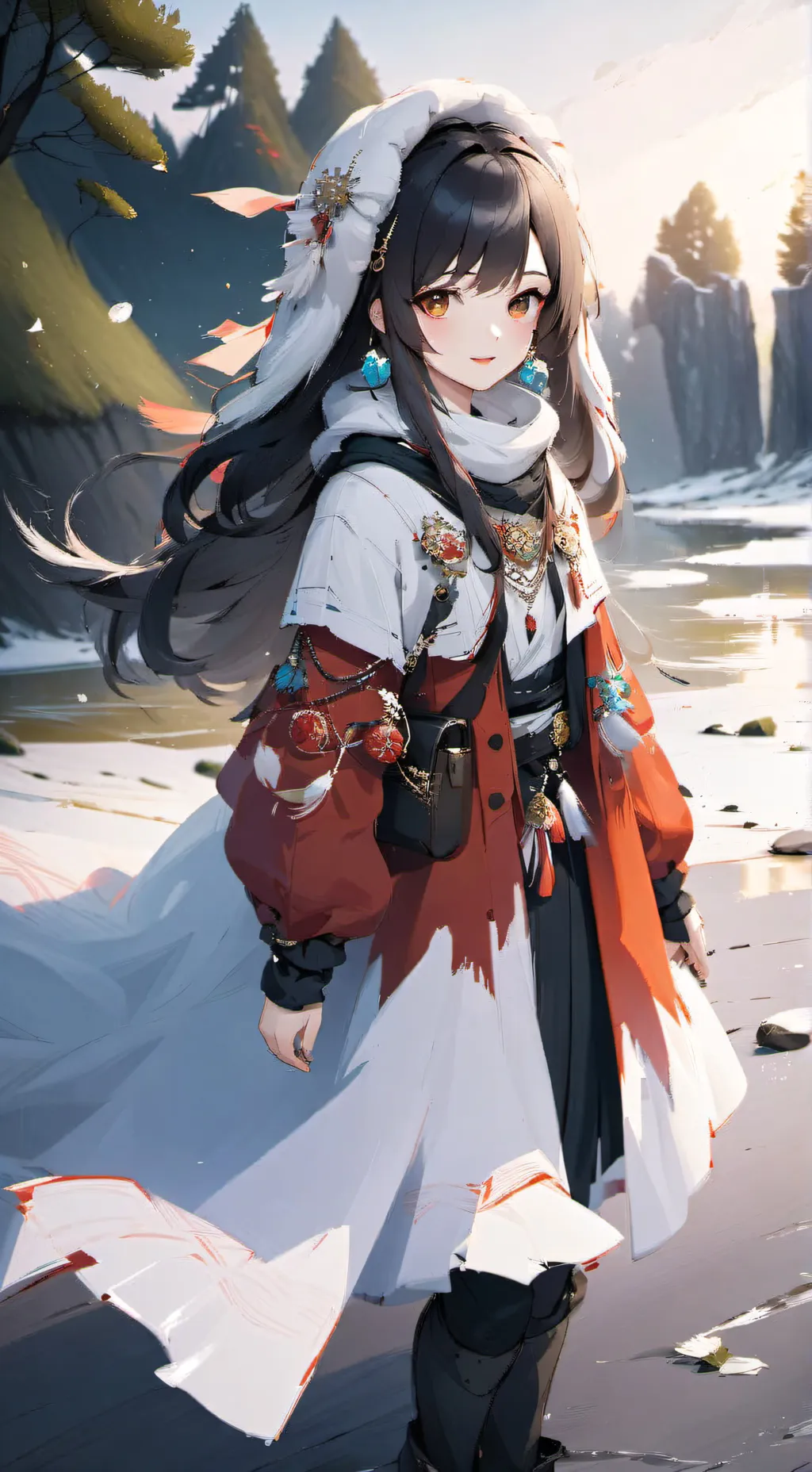 ai character: Эмилия background