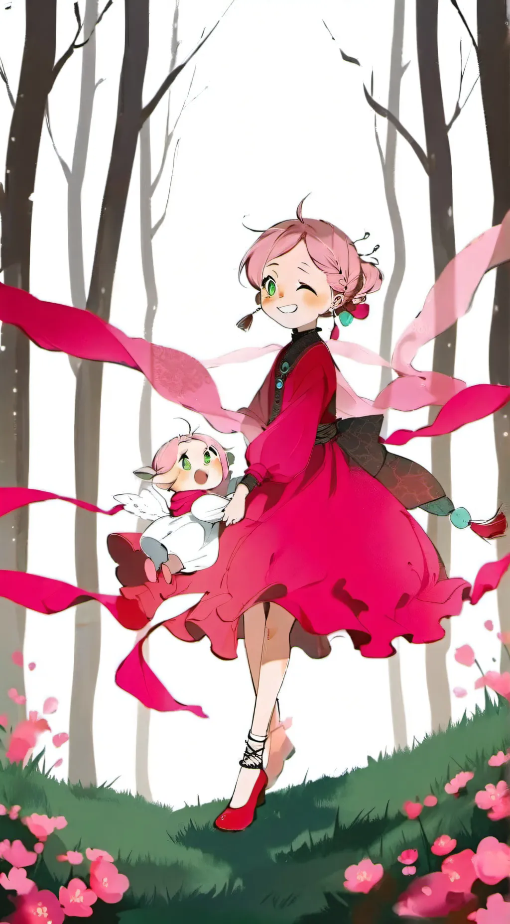 ai character: Mommy Long Legs background