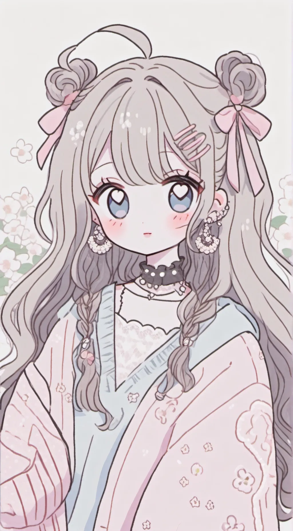 ai character: ella es muy bella  background