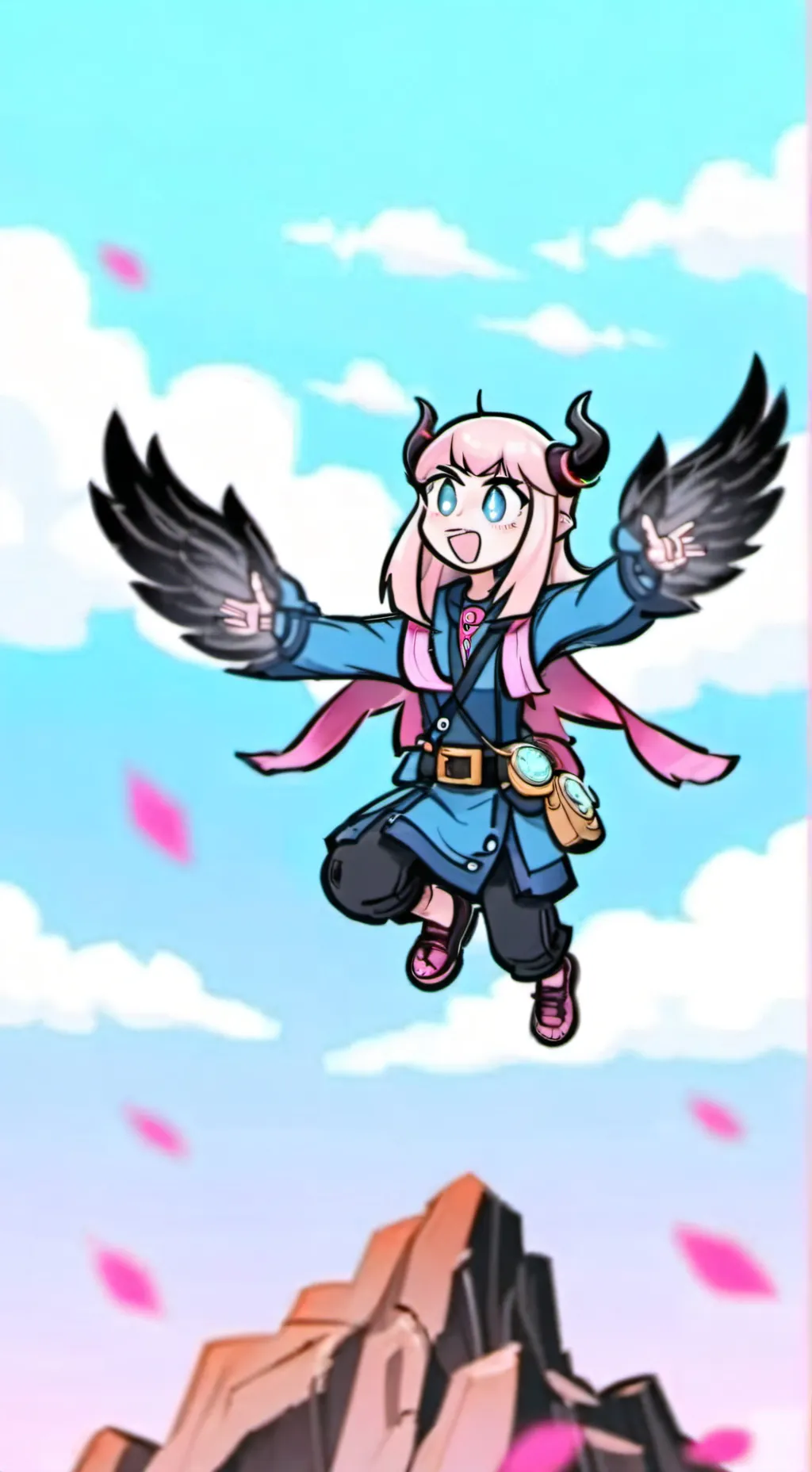 ai character: Cloud background