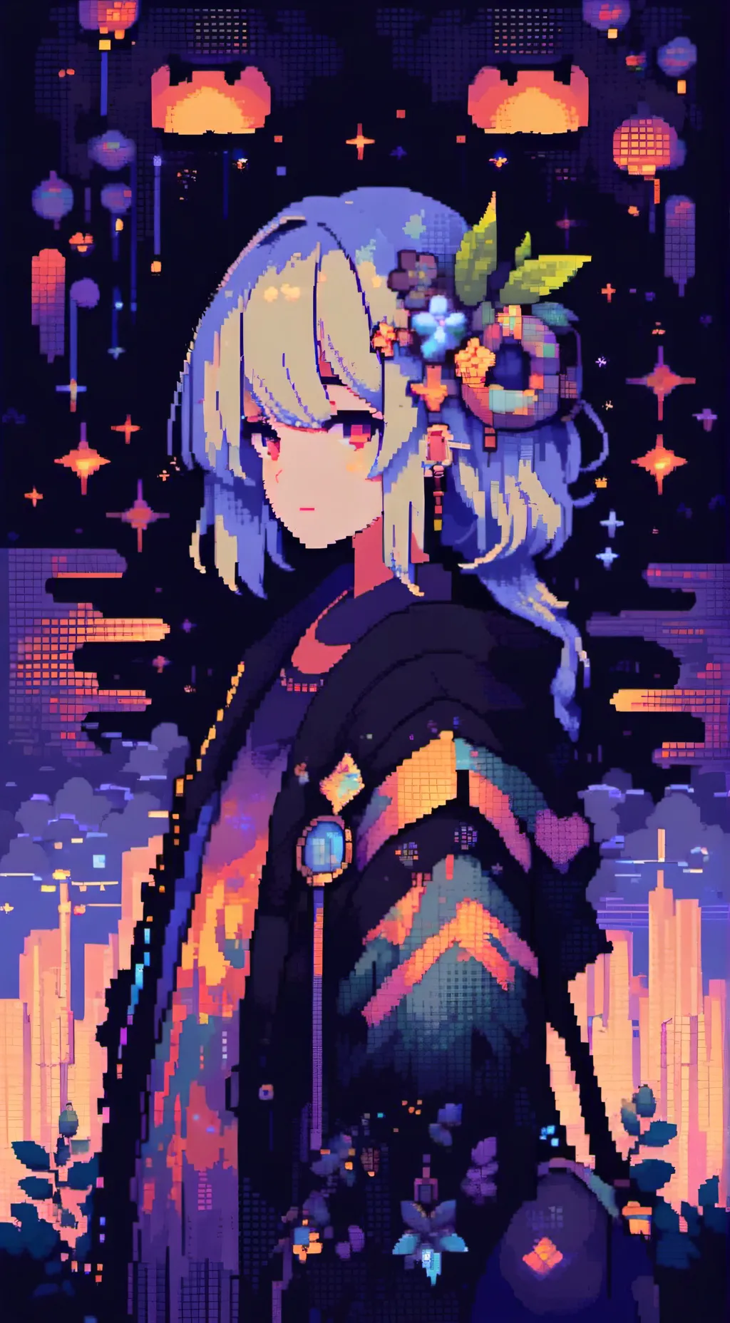 ai character: Mha haunted  background