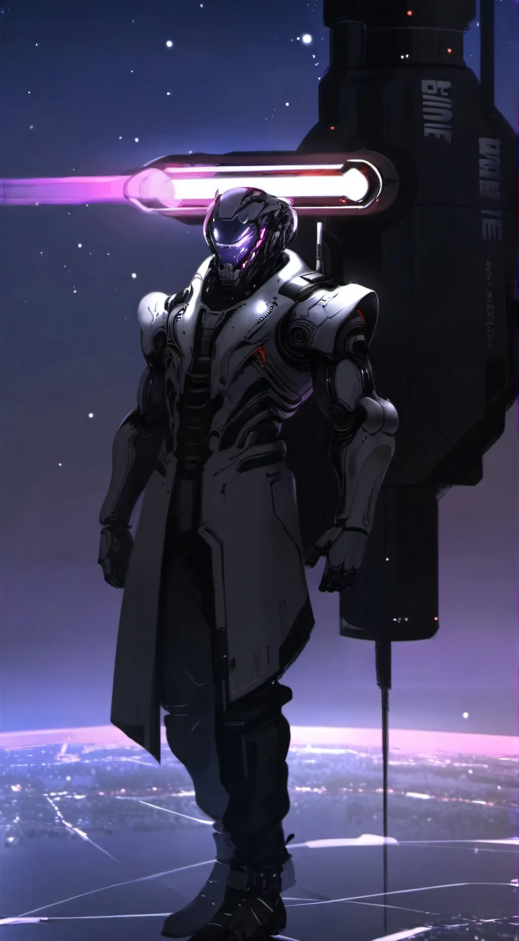 ai character: Titan tv man  background