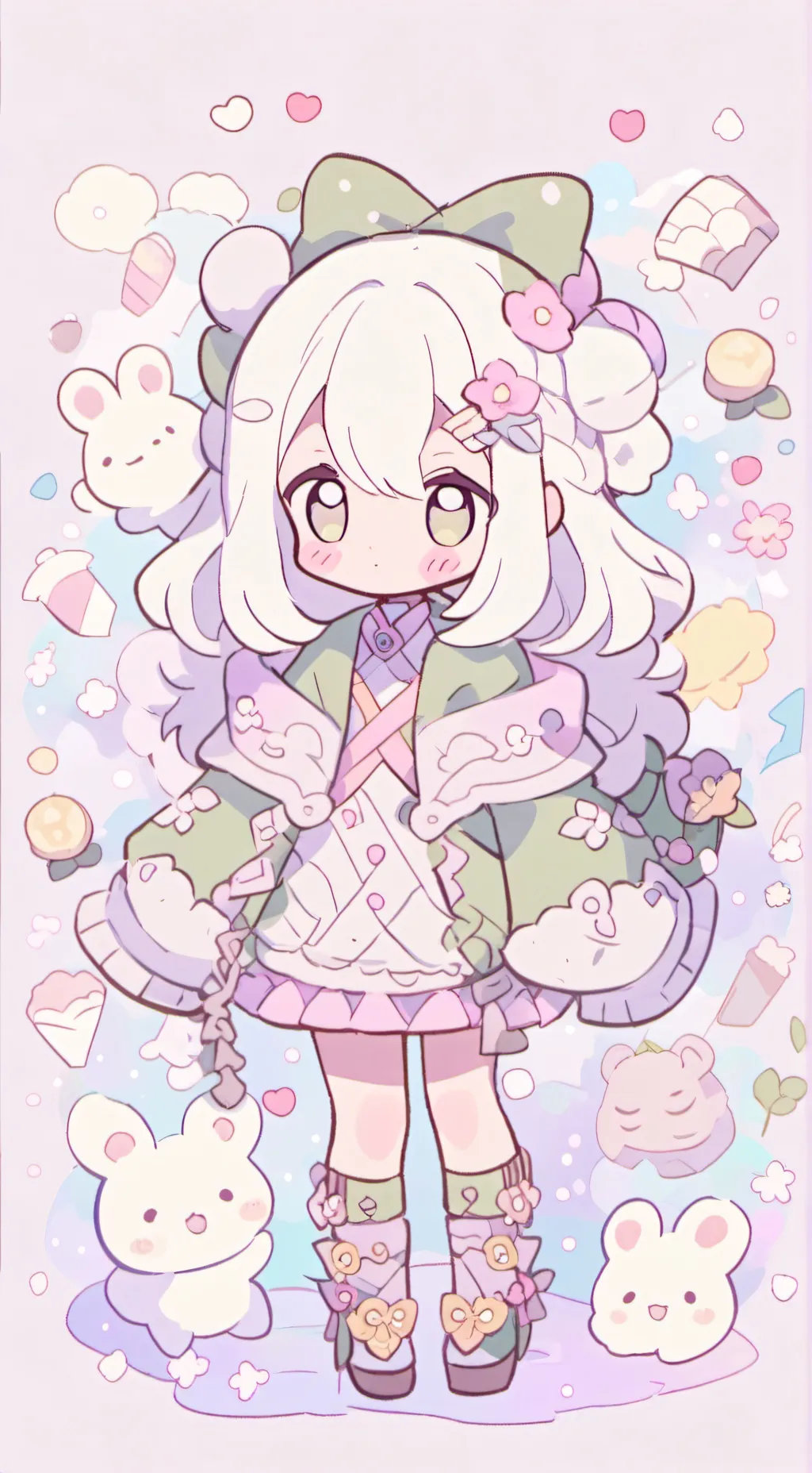 ai character: BLACKPINK Jisoo background