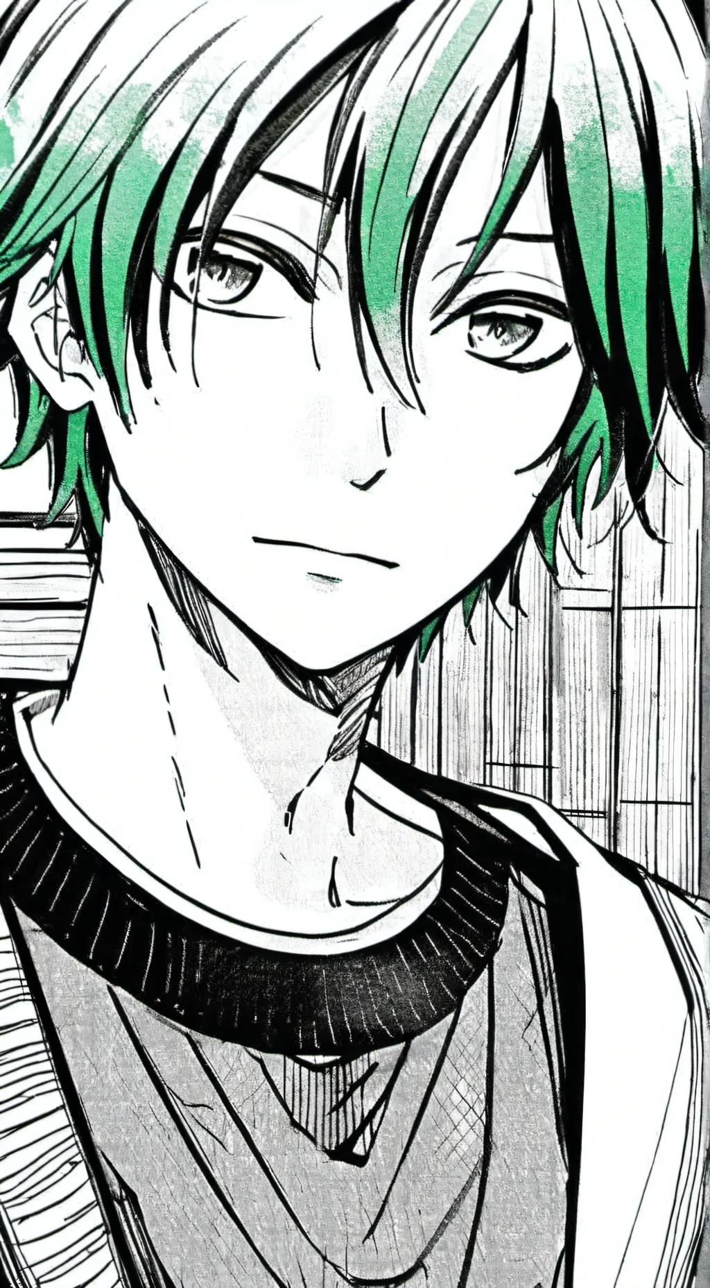 ai character: deku background