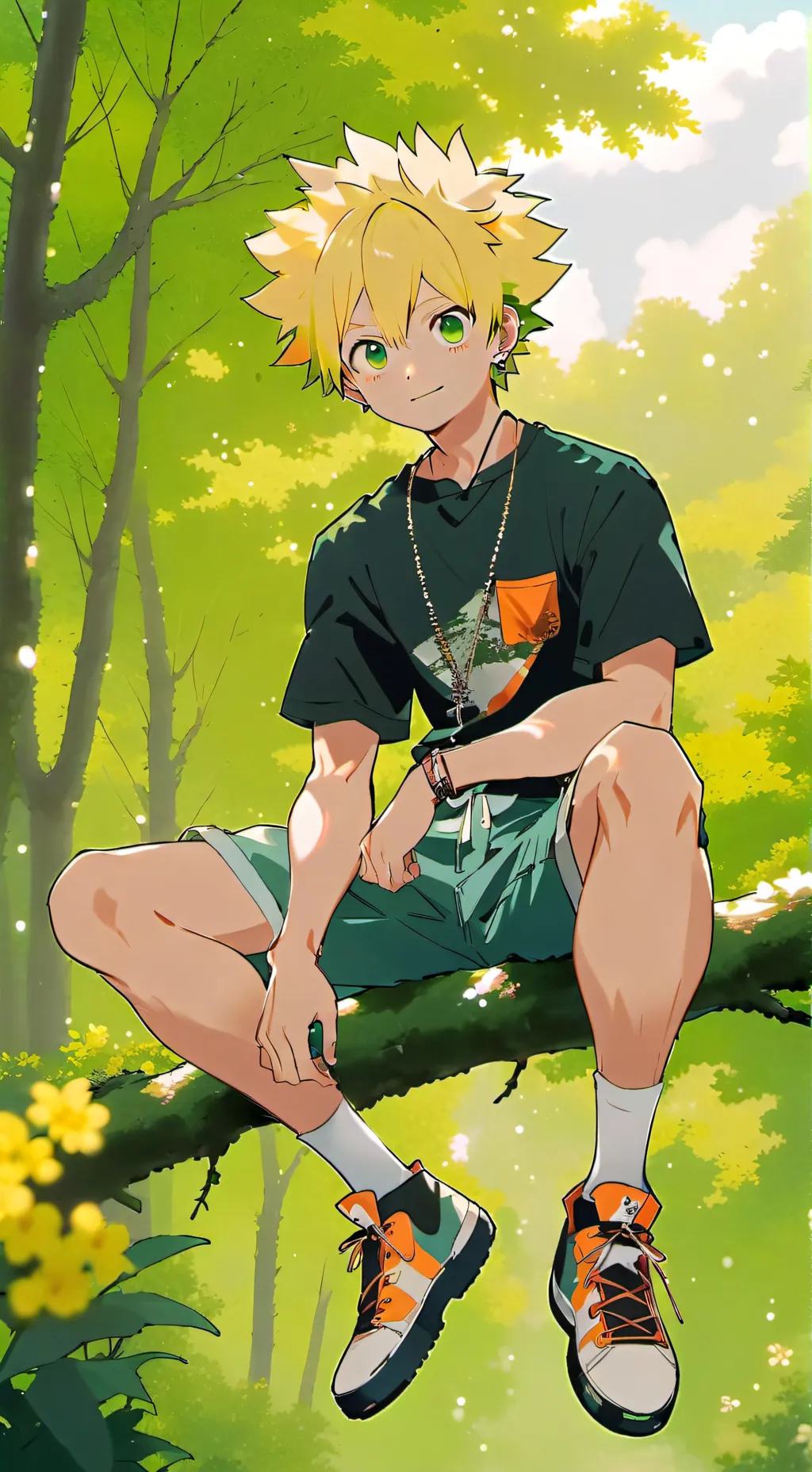 ai character: 🤭🐻Bakugo🐻🤭 background