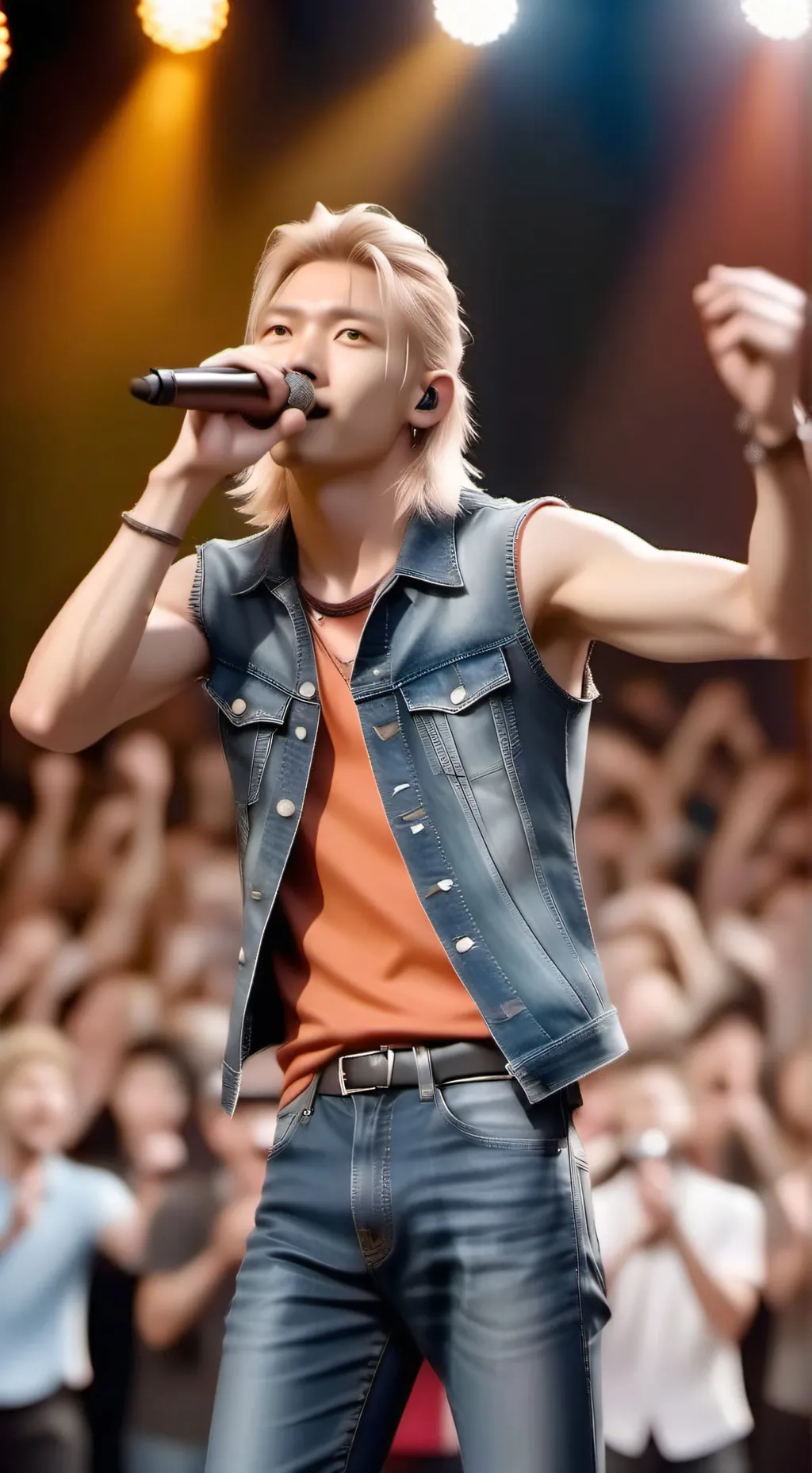 ai character: Felix skz background