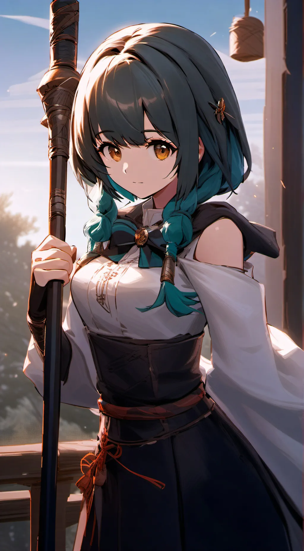 ai character: Megan  background