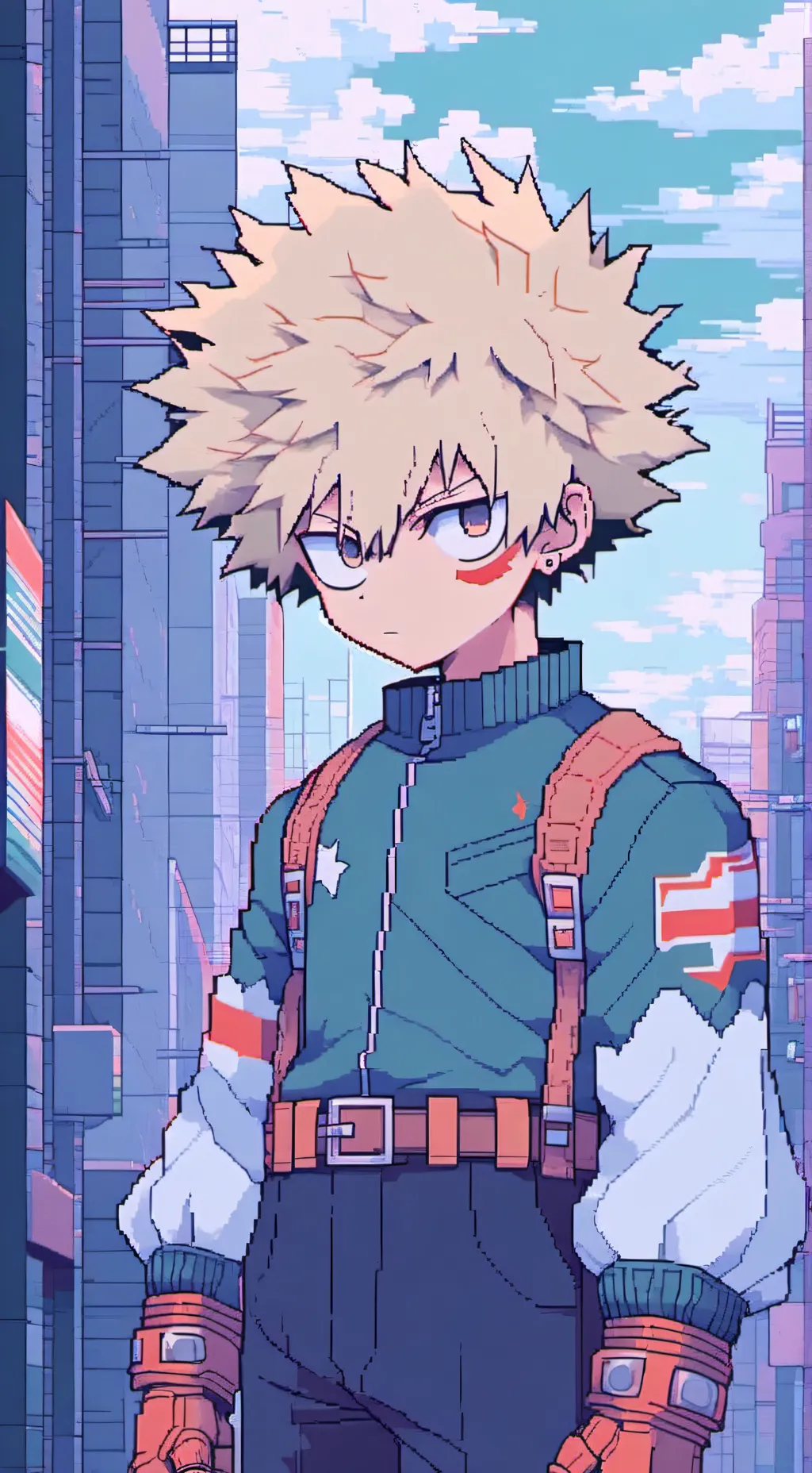ai character: bakugo background