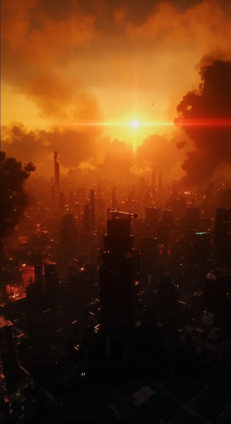 ai character: End of the world background