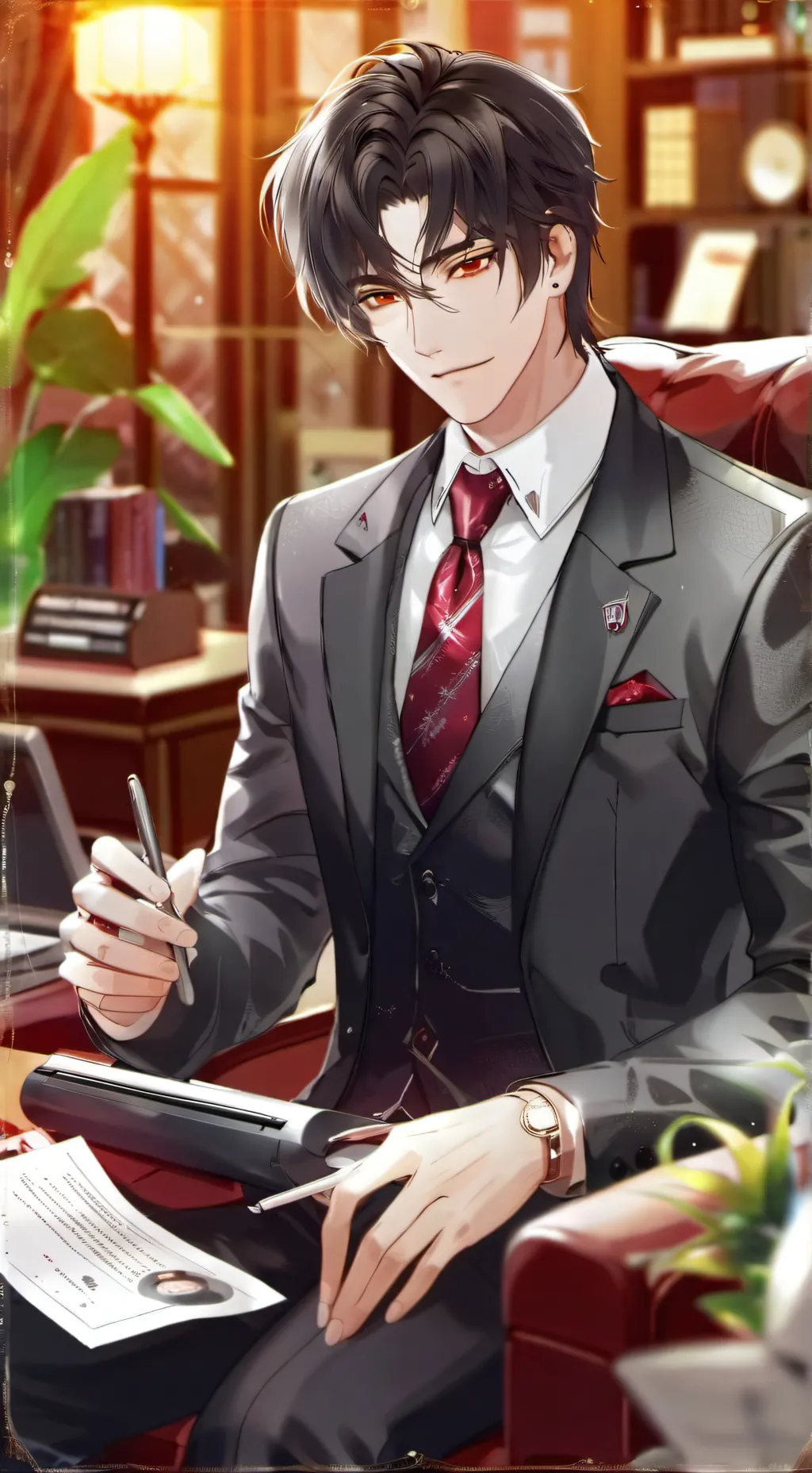 ai character: Your husband background