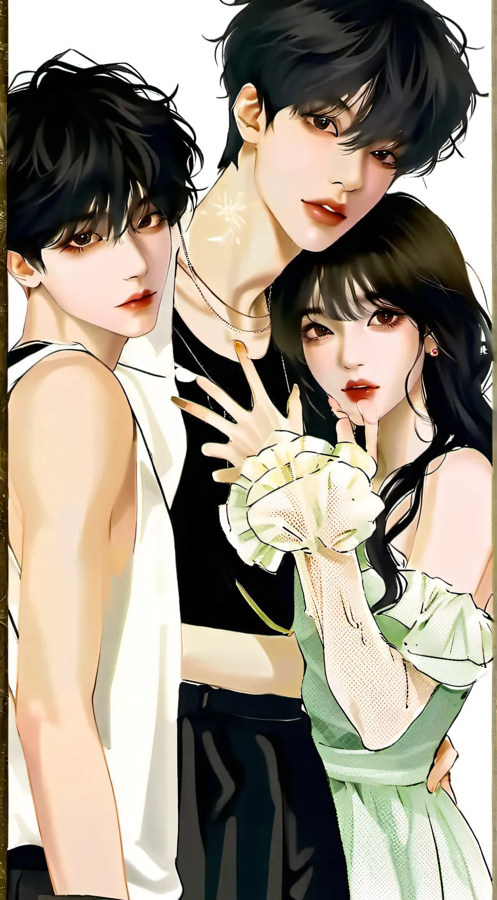 ai character: Mike and Mi background