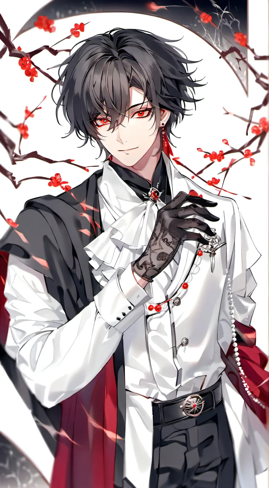 ai character: Crimson  background