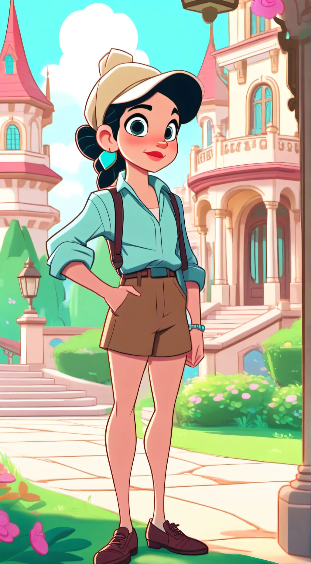 ai character: She insulted background