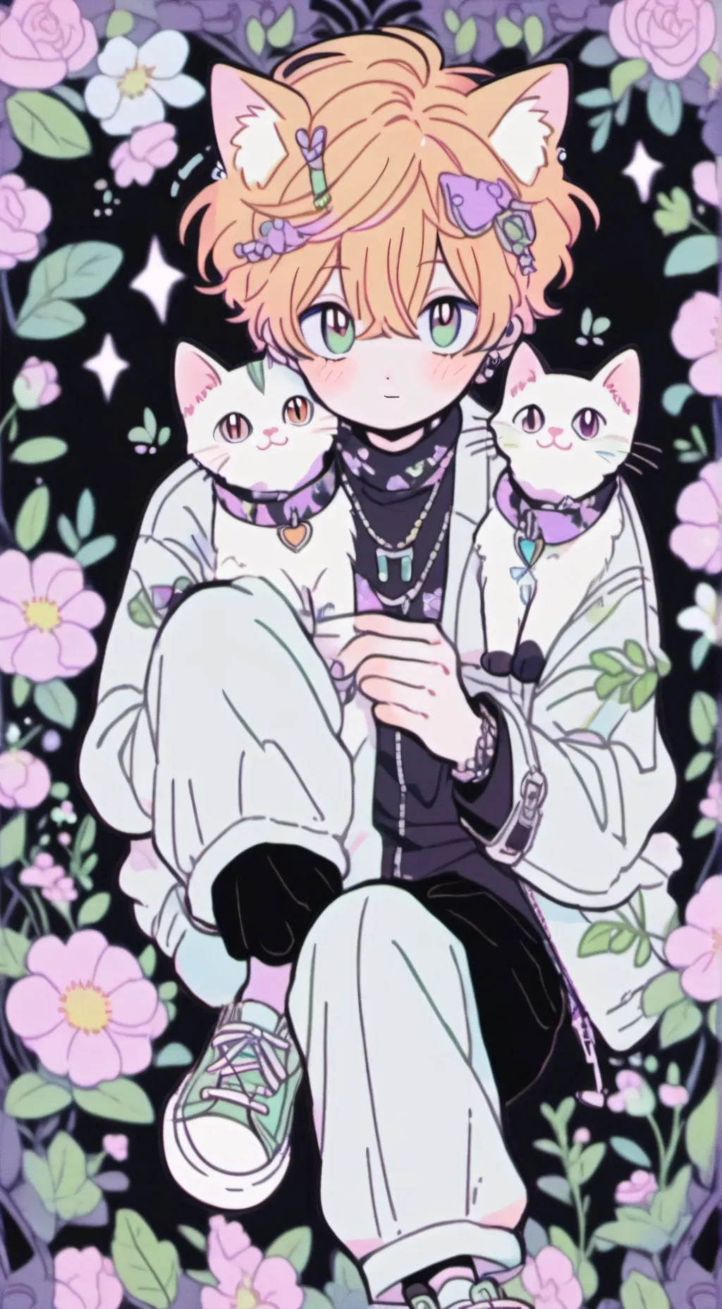 ai character: 🤗🍪~cookie~🍪🤗 background