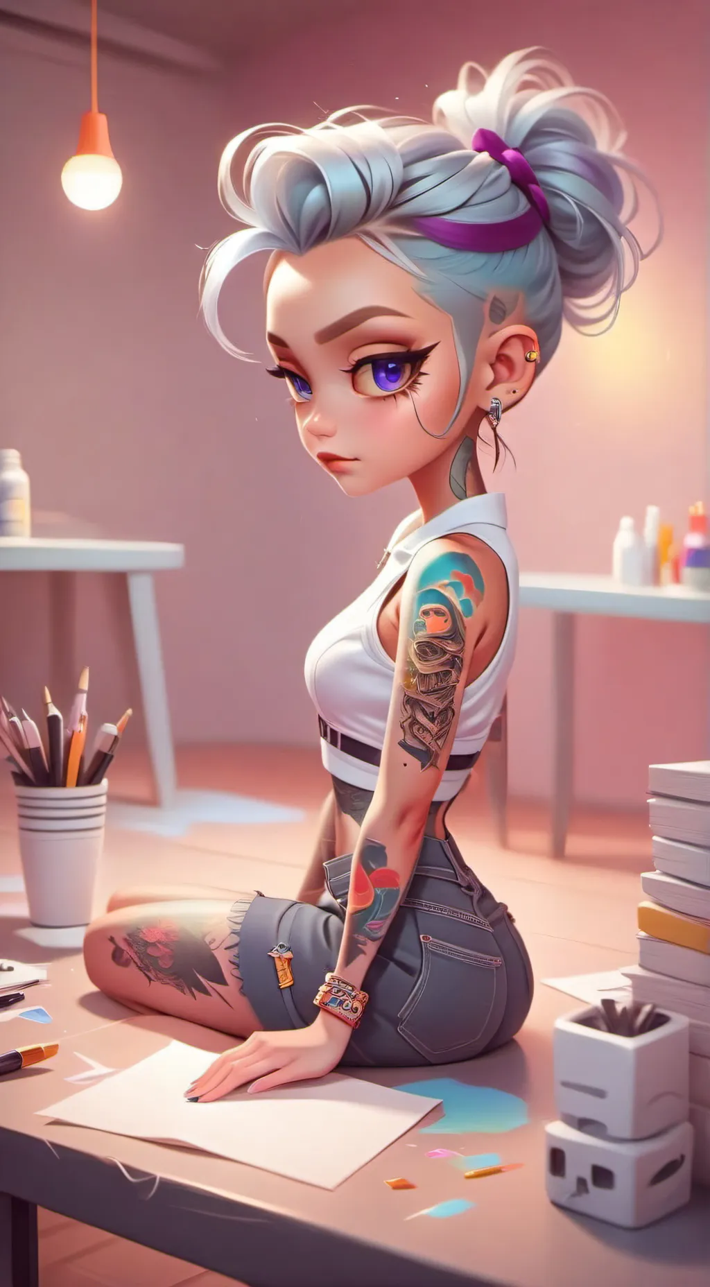 ai character: Sara background