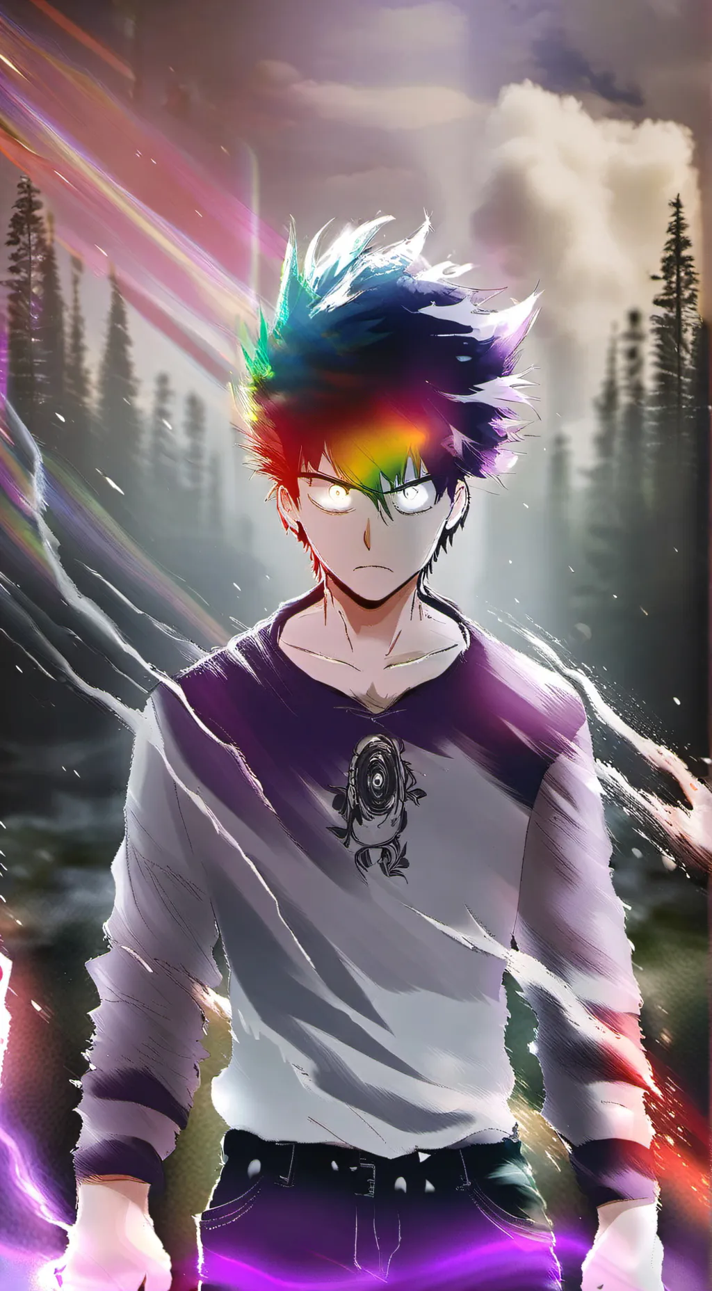 ai character: hunter background