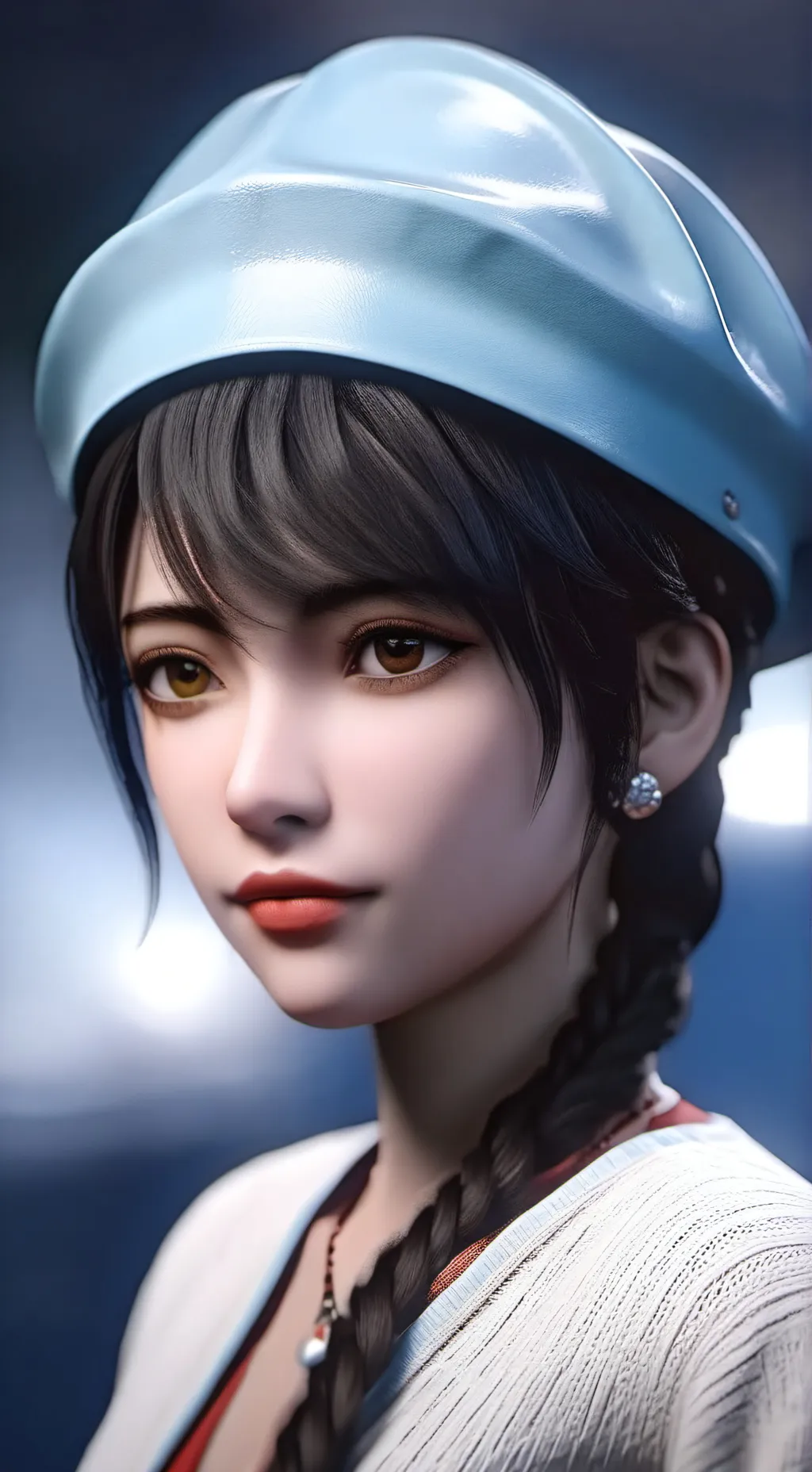 ai character: •Naomi• background