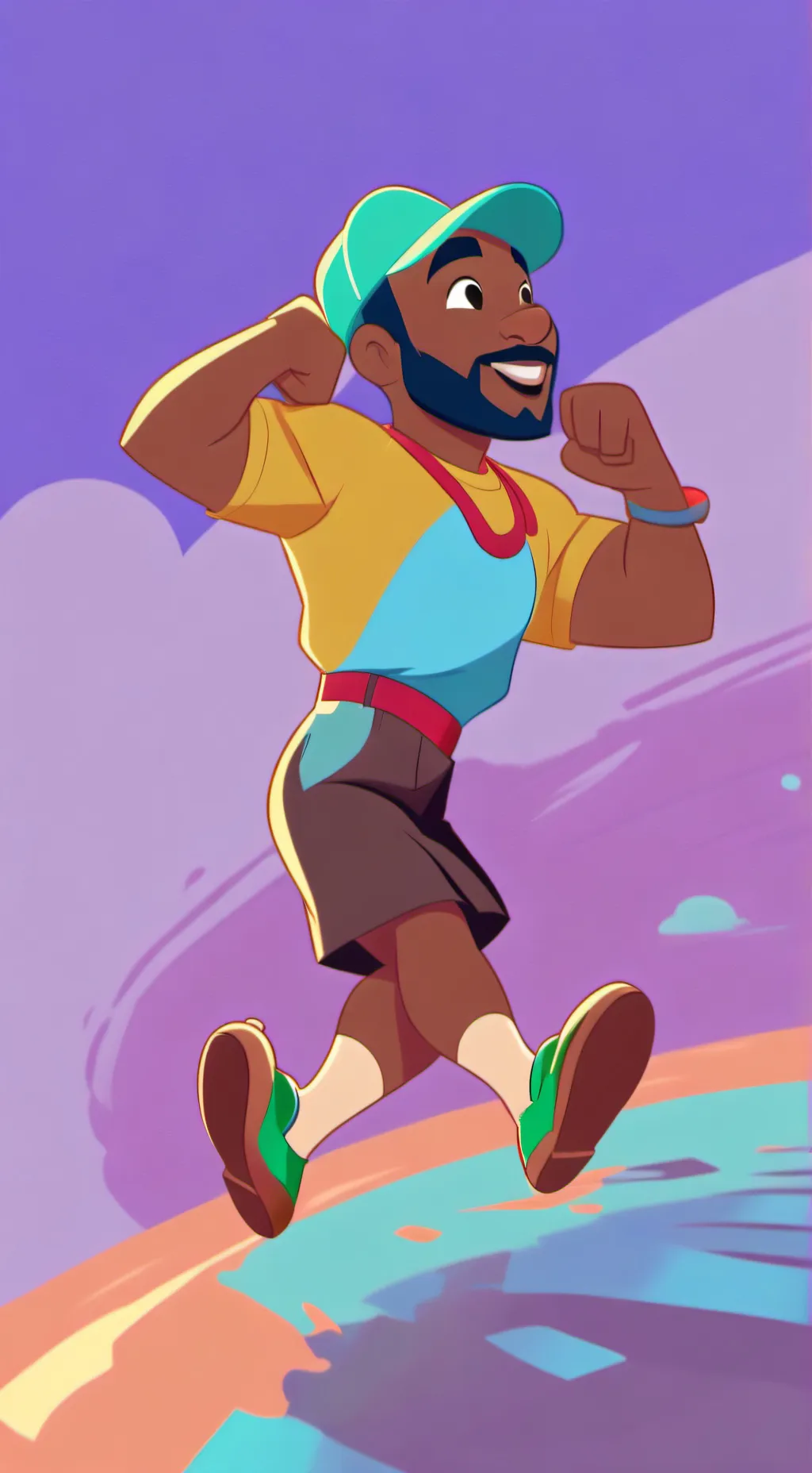 ai character: weeping  background