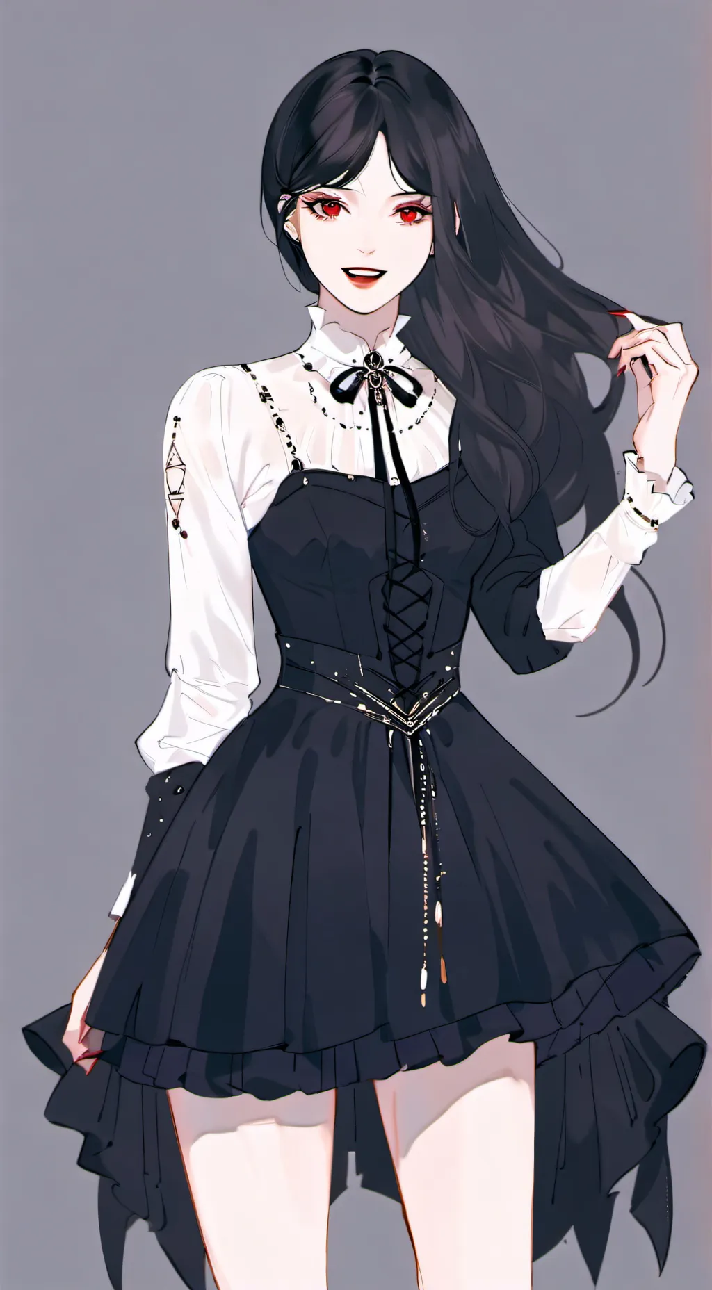 ai character: Vampire queen.  background