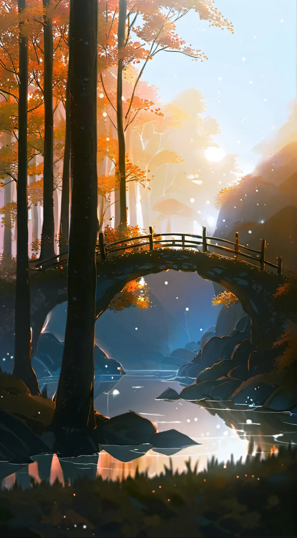 ai character: Kny break in background