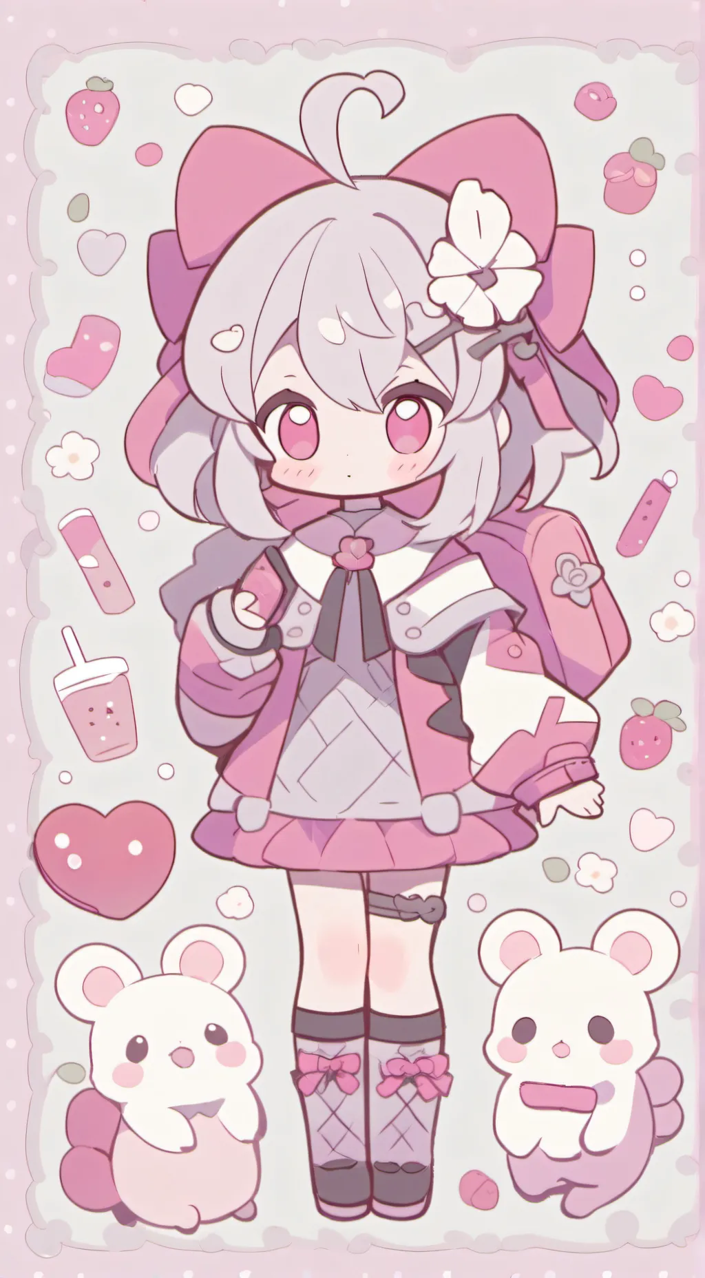 ai character: KNY x Ben & holly background