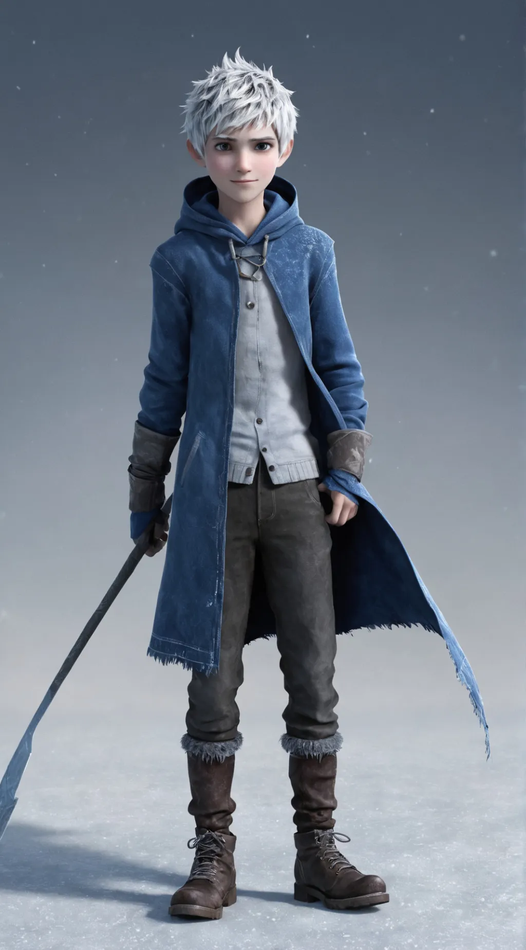 ai character: Jack Frost  background