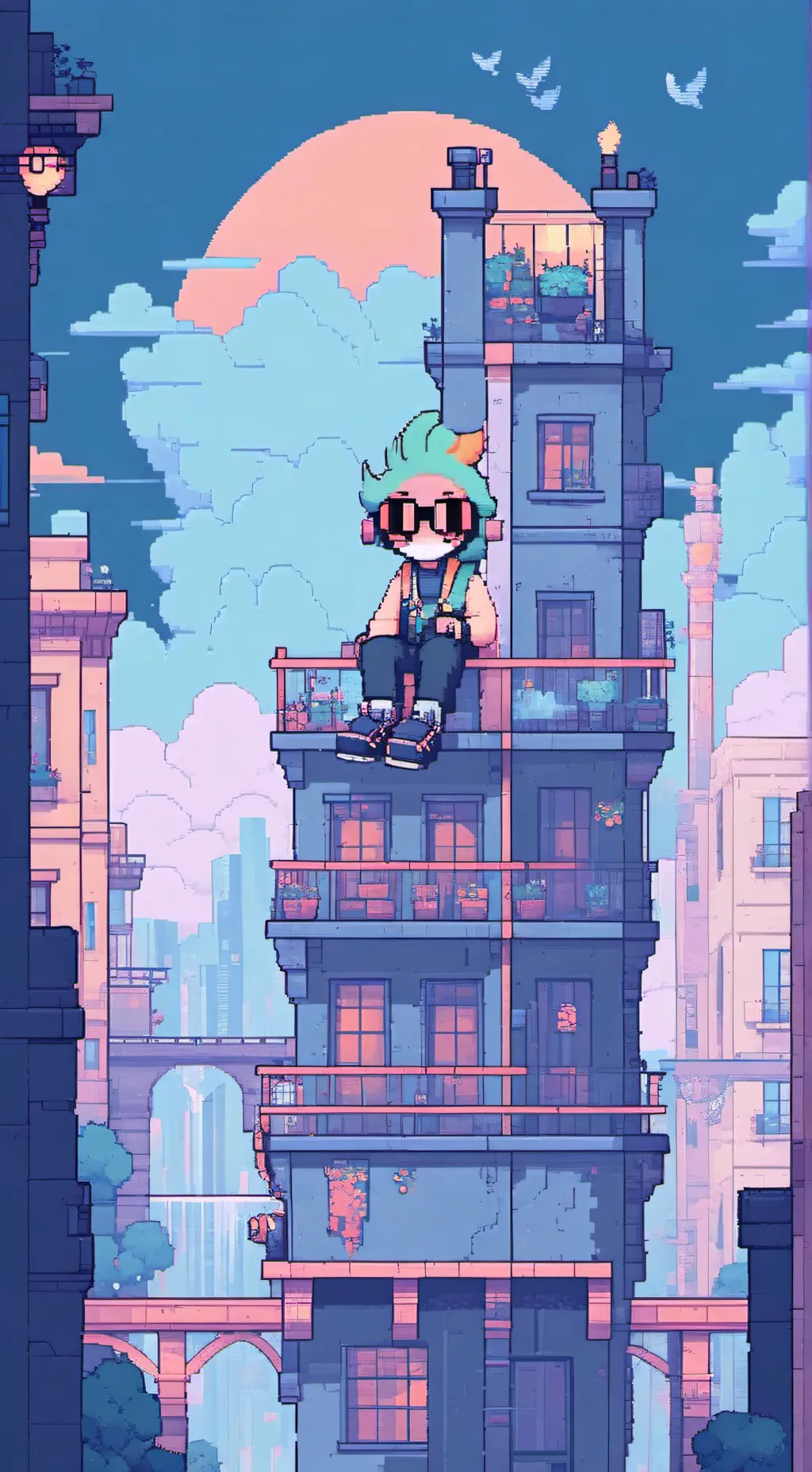 ai character: Dandys insanity au background