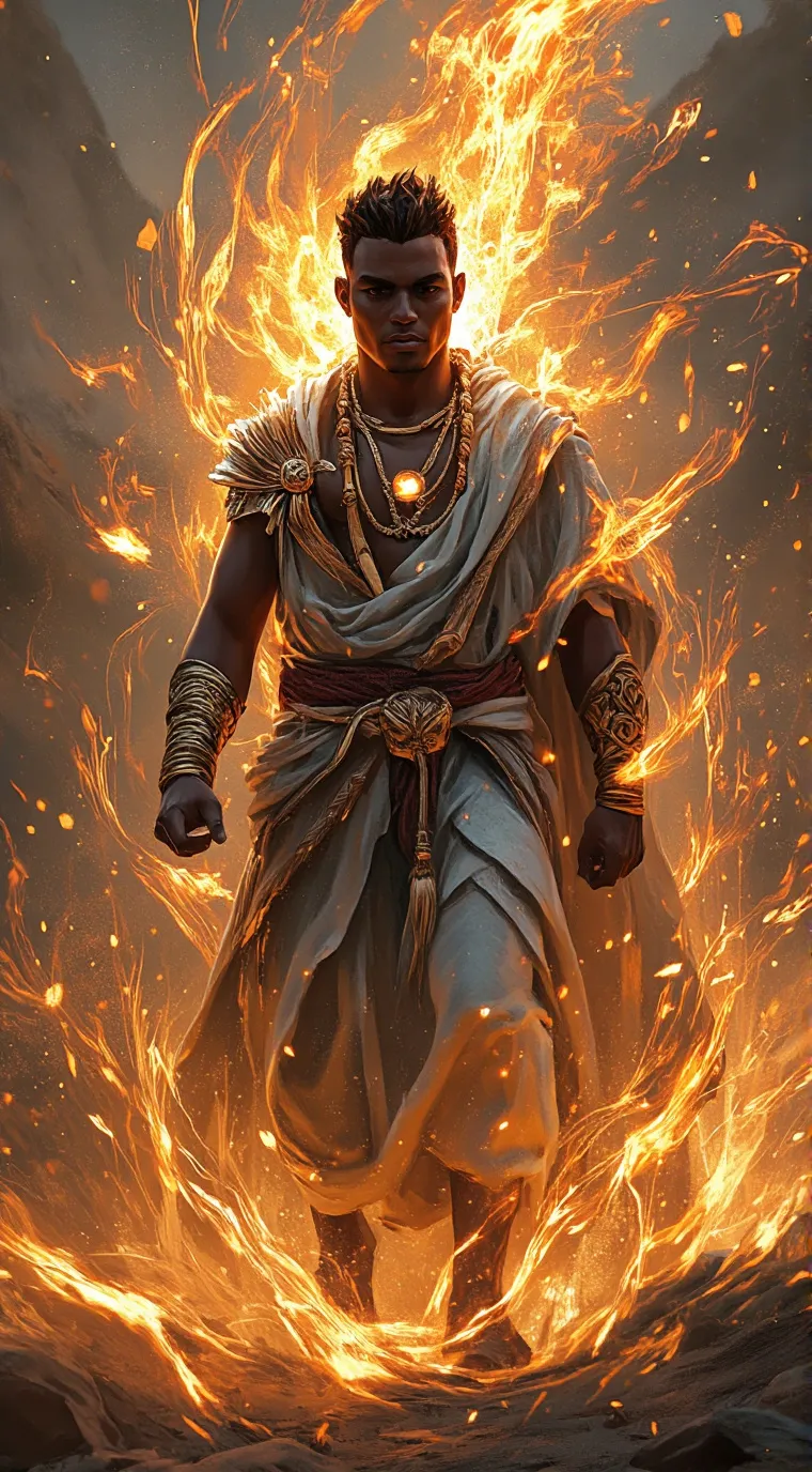 ai character: Kaelan 🔥 background