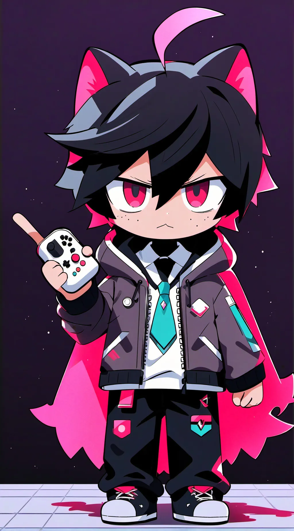 ai character: abbie x Oliver zip background