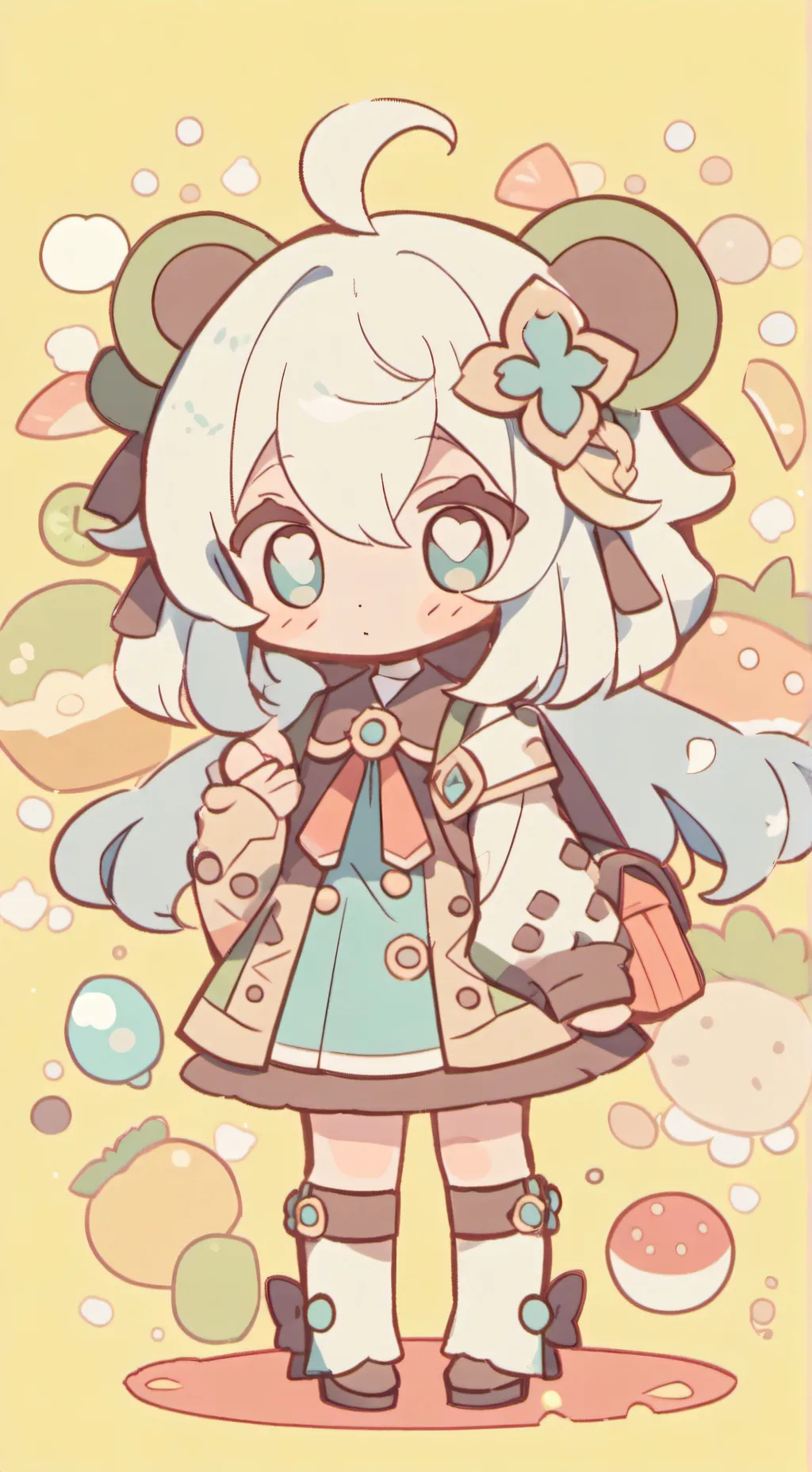 ai character: Tu hija nose background