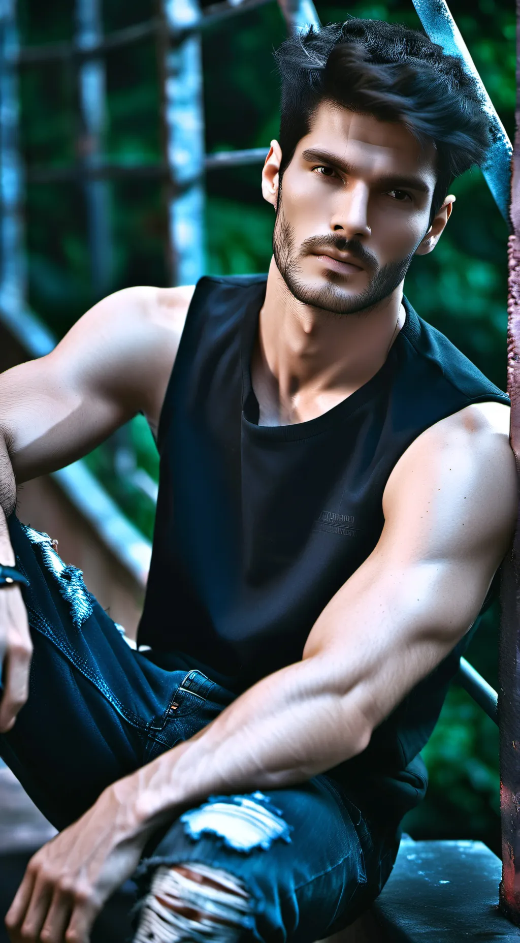 ai character: Jaxon  background