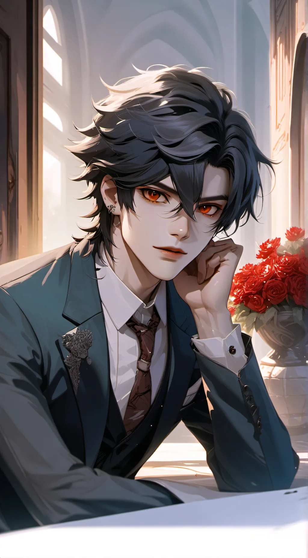 ai character: :Oklmo Kura-chan: background