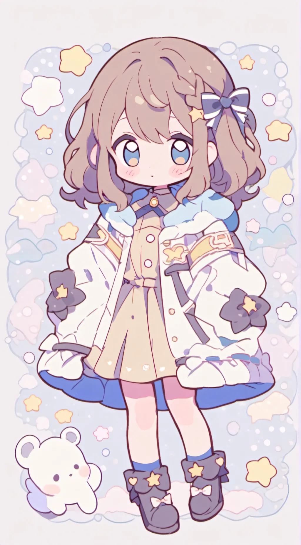 ai character: MHA Phone background