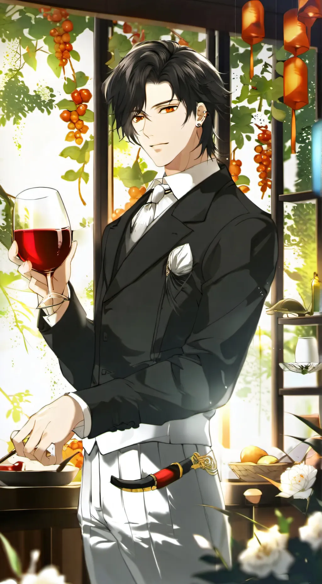 ai character: •drunk dad• Asher🍷 background
