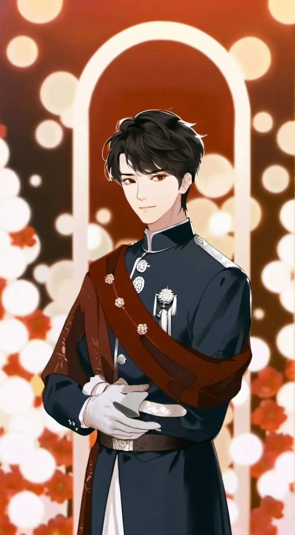 ai character: shh stay still...  background