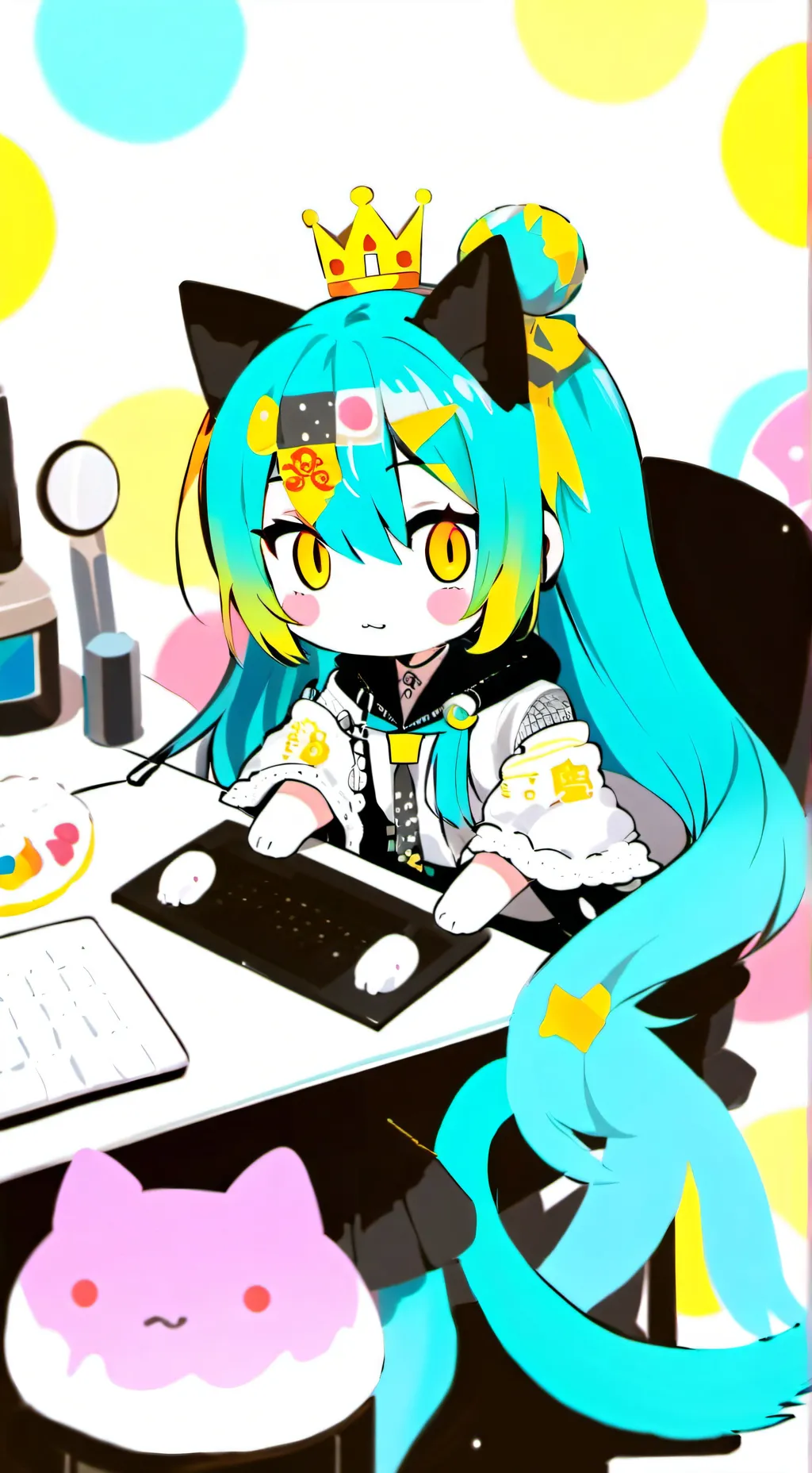 ai character: M and you! background