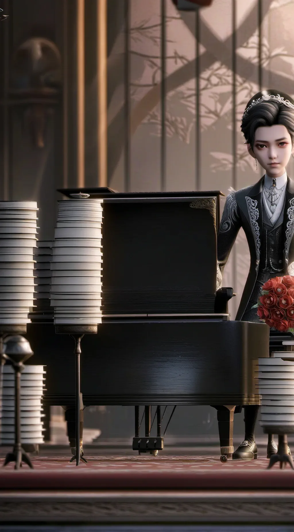 ai character: Pelea por simon background