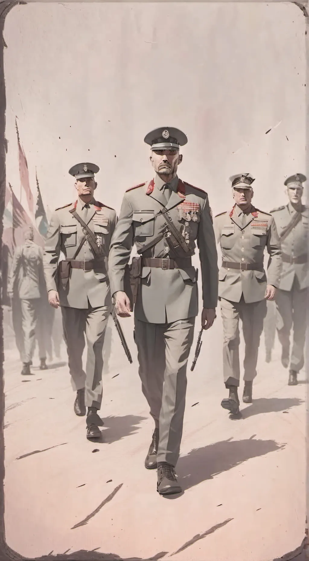 ai character: Uk Army background