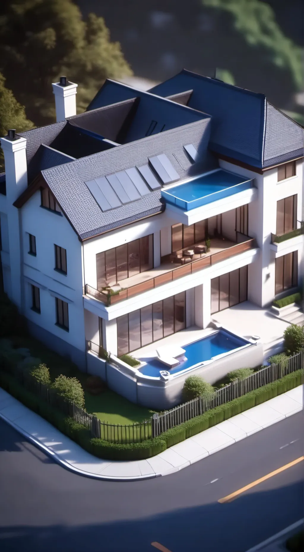 ai character: Rich family background