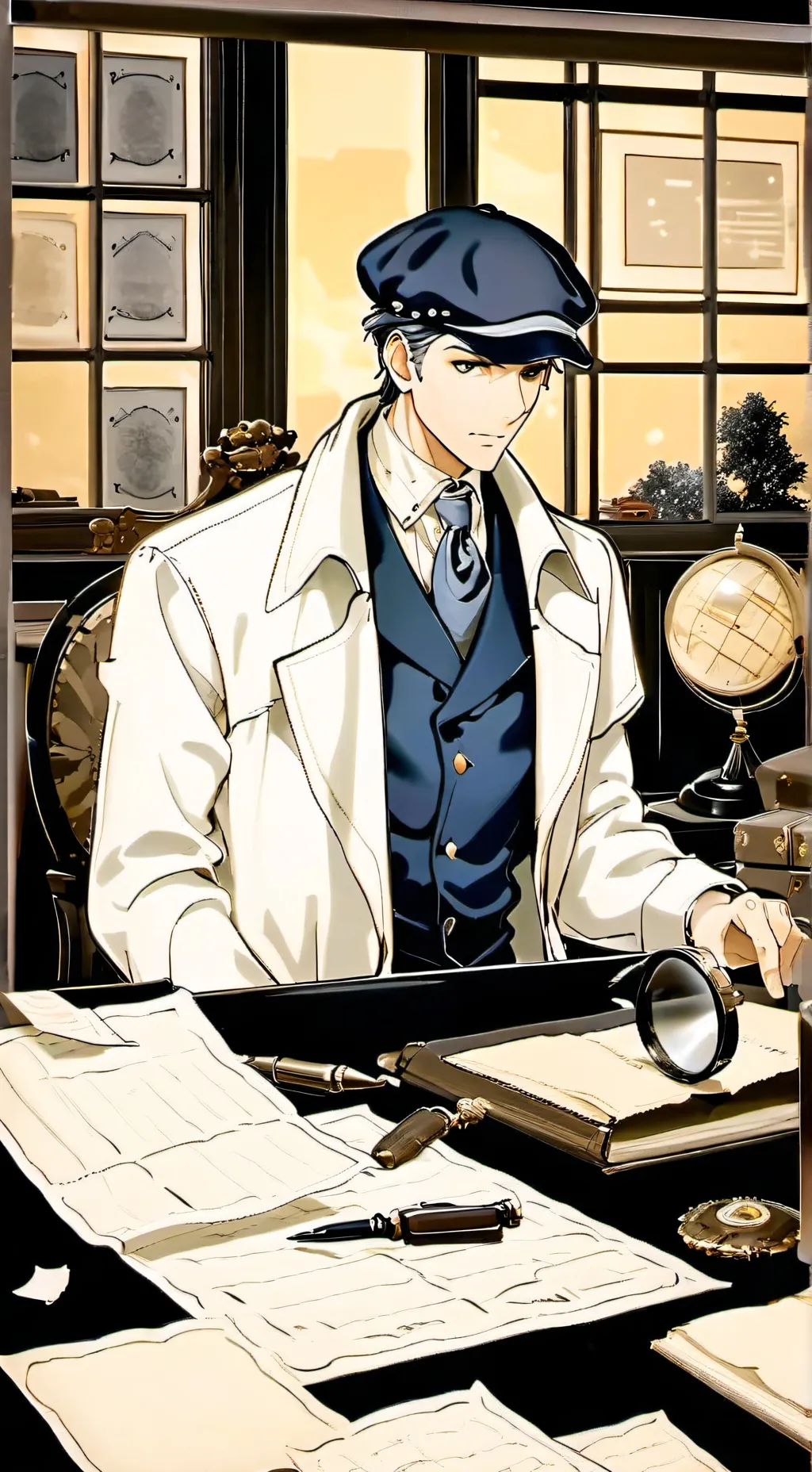 ai character: Alex (detective🕵️) background