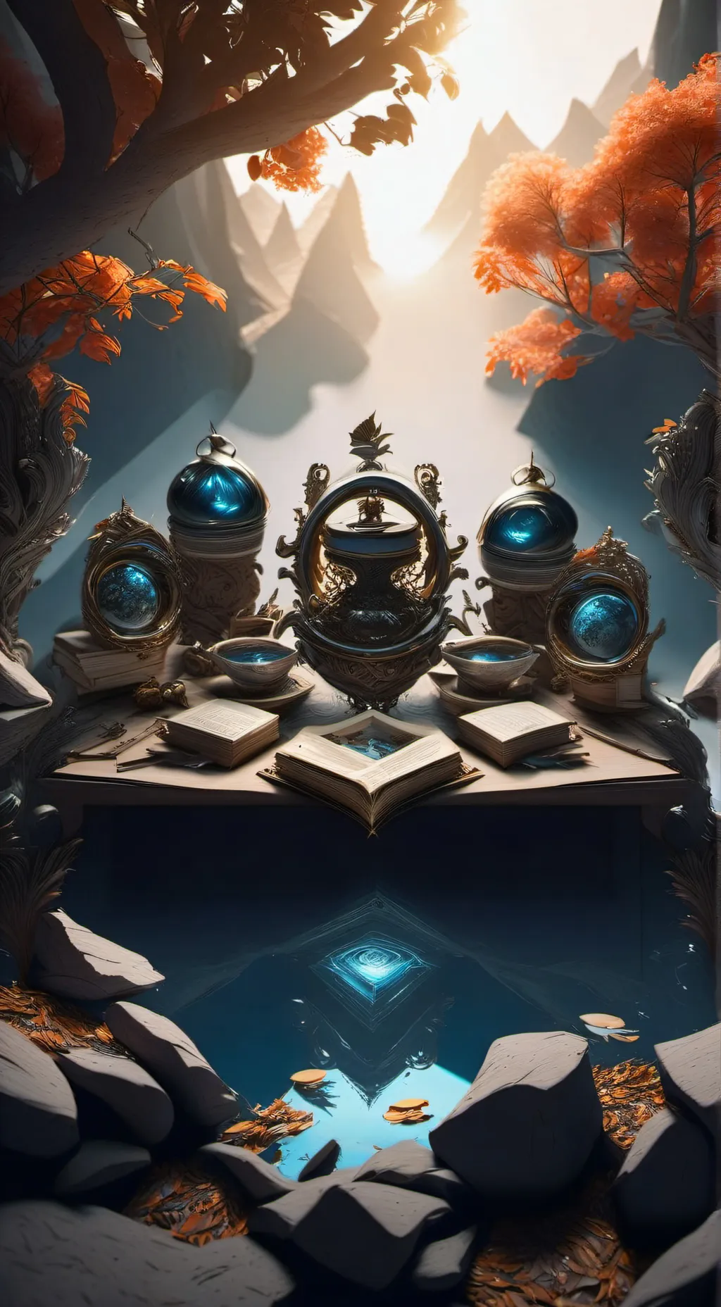 ai character: kaiju School bulyn background