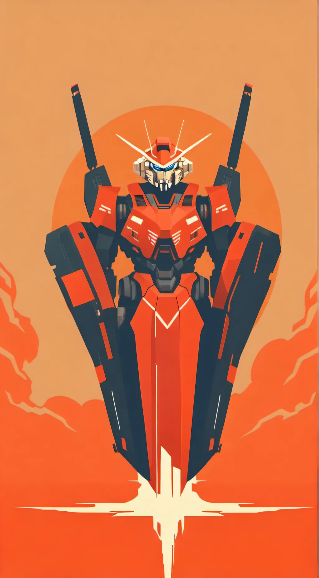 ai character: Titan speaker man  background