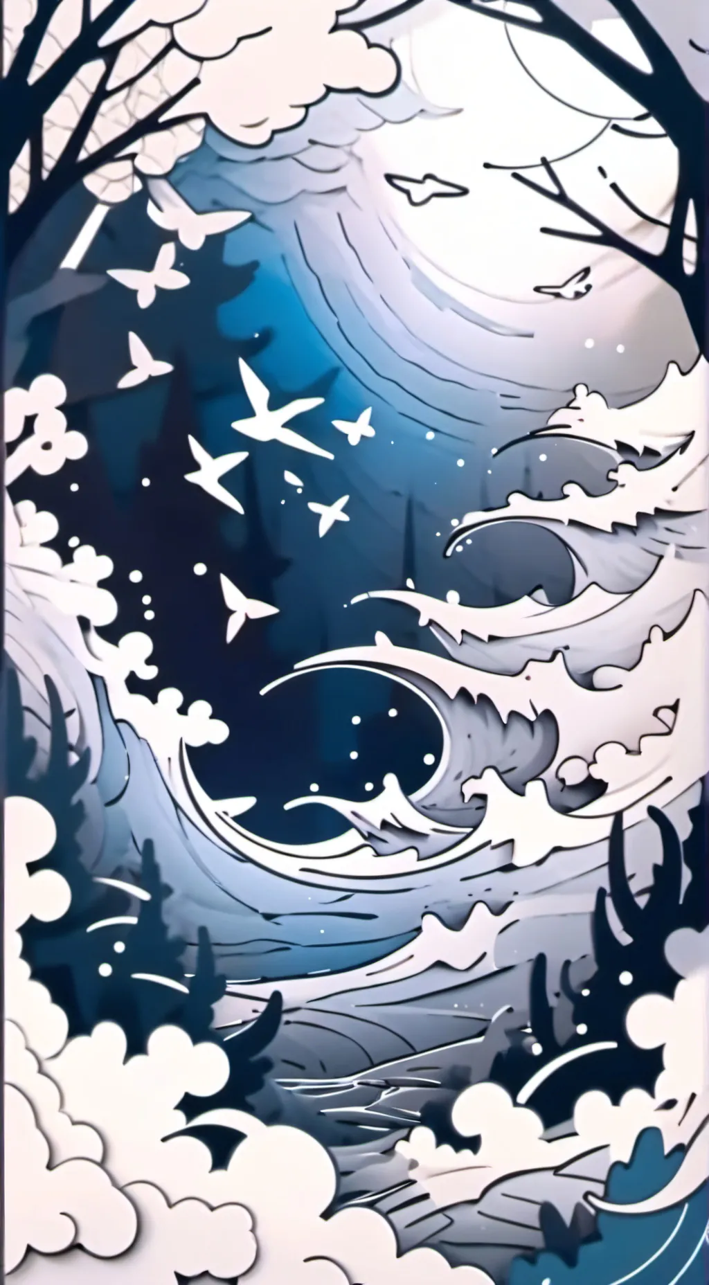 ai character: genmui Páscoa  background