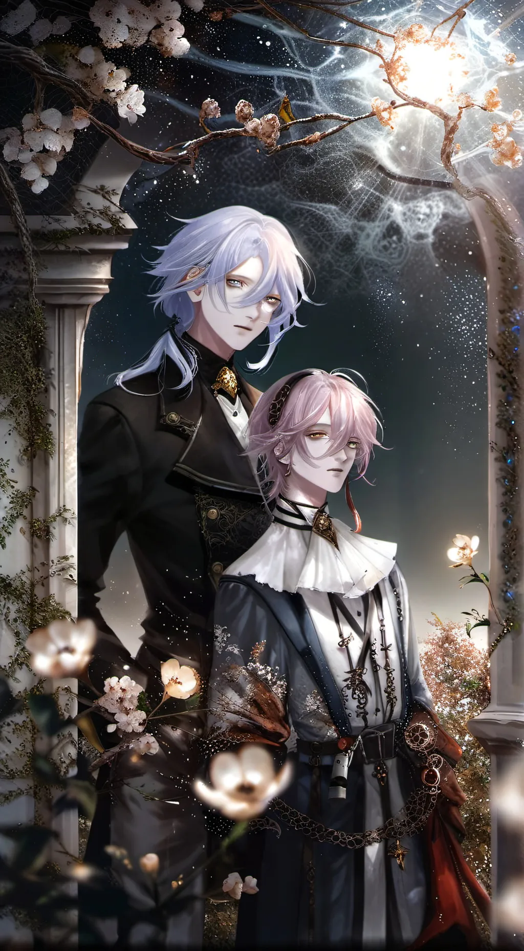 ai character: Leo and Alex background