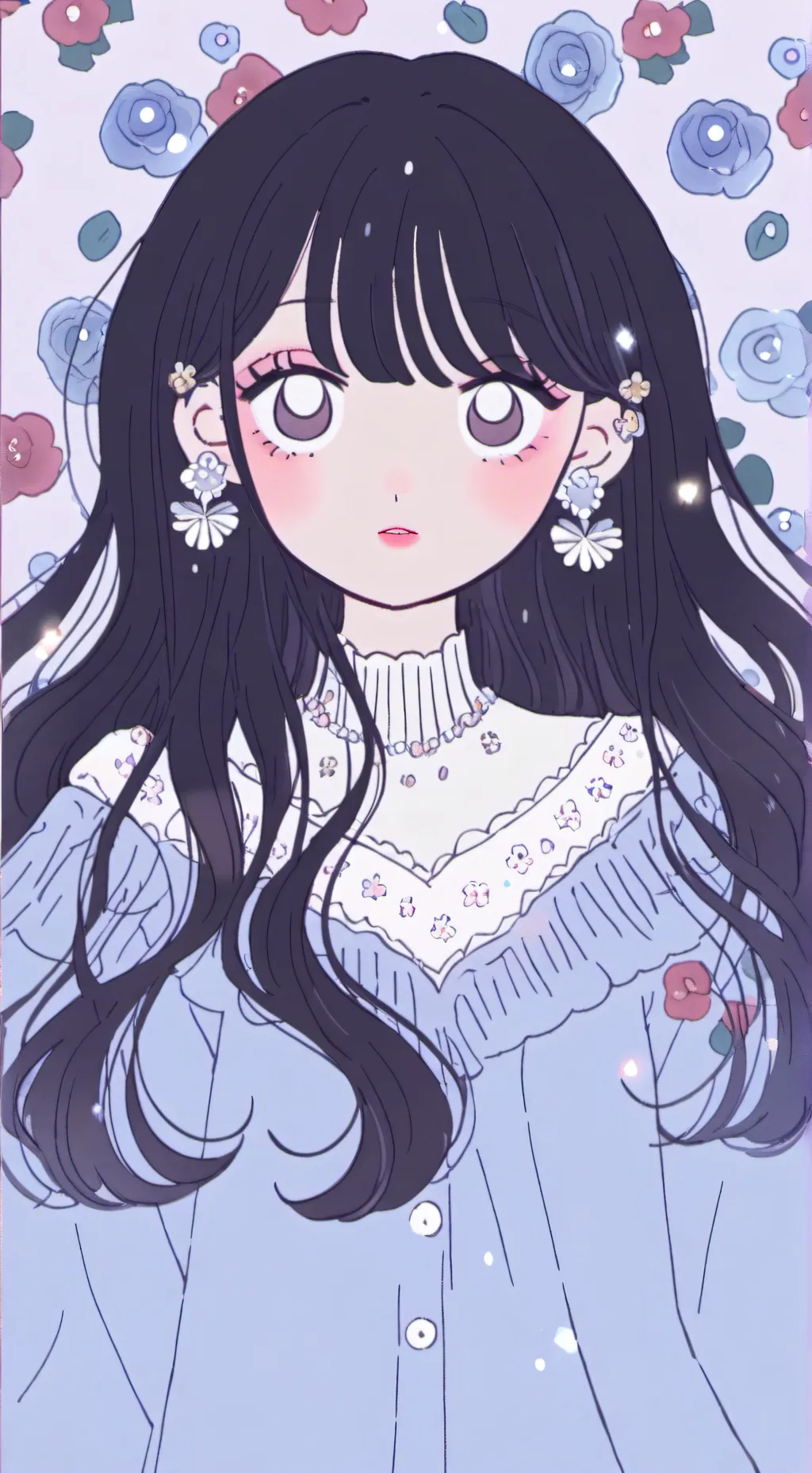 ai character: kny kiss count♥️ background