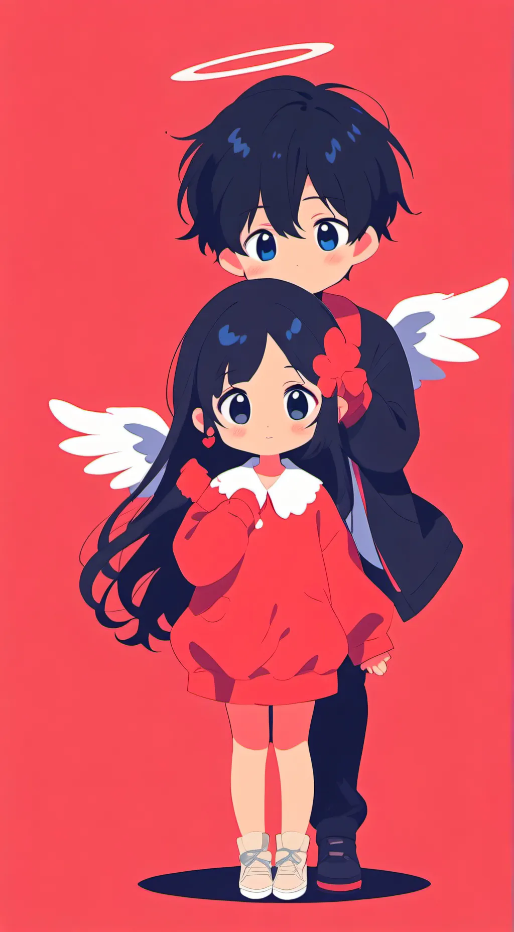 ai character: Leni and lena background